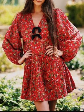 Rhode Red Annette Dress in Kalahari Floral XL